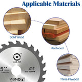 125mm Circular Saw Blade Disc Wood Cutting Tool 40 Teeth Bore Diameter 25.4/20mm For Rotary Tool
