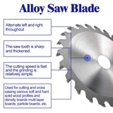 125mm Circular Saw Blade Disc Wood Cutting Tool 40 Teeth Bore Diameter 25.4/20mm For Rotary Tool