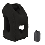Inflatable Air Cushion Travel Pillow for Airplane Office Nap Rest Neck Head Chin