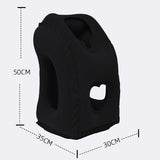 Inflatable Air Cushion Travel Pillow for Airplane Office Nap Rest Neck Head Chin