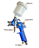 3 in 1 Gravity Feed HVLP Paint Spray Gun