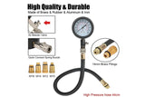 Gasoline Engine Compression Tester with M10 M12 M14 M18 Adapters