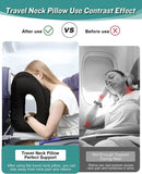 Inflatable Air Cushion Travel Pillow for Airplane Office Nap Rest Neck Head Chin