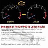 1X Oxygen O2 Sensor Spacer Adapter Catalytic Converter Fix Check Engine Light