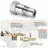 1X Oxygen O2 Sensor Spacer Adapter Catalytic Converter Fix Check Engine Light