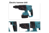 Cordless Electric Impact Hammer Drill SDS Rotary with Battery Charger