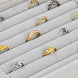 1pc Jewelry Storage Case Tray Holder Display Earring Ring Ornaments Organize