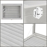 1pc Jewelry Storage Case Tray Holder Display Earring Ring Ornaments Organize