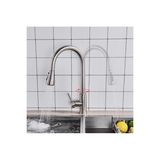 304 Stainless Steel Pull-out Kitchen Faucet Hot and Cold Universal Telescopic Sink Sink Sink Faucet