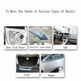 500pcs Auto Car Mixed Fastener Clip Bumper Fender Trim Plastic Rivet Door Panel Car Mixed Rivets