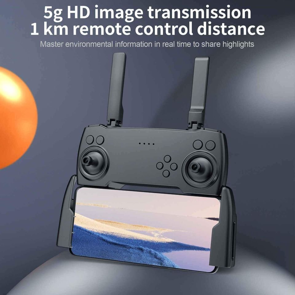 8K GPS Drone with HD Camera Drones w/ 3 Battery WiFi FPV Foldable RC Q ...