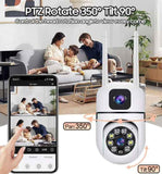 Two-Way HD Wireless Camera 2MP/4MP Dual Lens Camera Indoor Surveillance Camera
