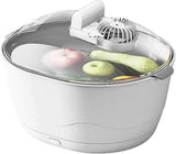 5-In-1 Food Thawer Fresh-Keeping Thawing Tray W/ Drainer Household Fruit & Vegetable Cleaning Basket