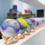 DIY Painting 3D Moon Lamp Art and Craft for Children 1PC