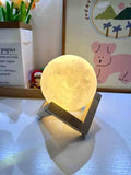 DIY Painting 3D Moon Lamp Art and Craft for Children 1PC