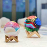 DIY Painting 3D Moon Lamp Art and Craft for Children 1PC