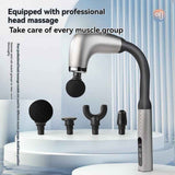Massage Gun Deep Tissue Extended Handle Percussion Massager