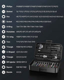 132in1 Precision Screwdriver Set Magnetic Bits Screw Kit for Computer, Phone, Tablet, Camera, Watch