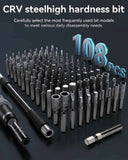 132in1 Precision Screwdriver Set Magnetic Bits Screw Kit for Computer, Phone, Tablet, Camera, Watch