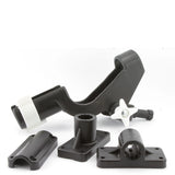 4x Fishing Rod Holder Boat Mount Rack Kayak Adjustable Side Tackle Black Marine