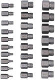 25-Piece Damaged Screw Extractor Set Multi-Spline Easy Out Broken Bolt Remover