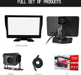 Truck Monitoring System HD Camera System Panoramic Blind Spot Monitoring and Early Warning Reversing Image Bus Driving Recorder Dash Camera for Truck Bus RV Trailer Car