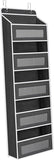 5 Shelf Hanging Door Organizer Over the Door Organizer Storage with 5 Large Capacity Pockets