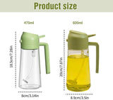 2 In 1 Spray Bottle Kitchen Cooking Oil Dispenser Dual-Purpose Sauce Sprayer