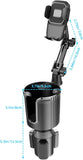Car Cell Phone Drink Holder Car Phone Mount 2 in 1
