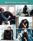 Inflatable Air Cushion Travel Pillow for Airplane Office Nap Rest Neck Head Chin