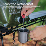 7.5L Folding Water Storage Bag – Large Capacity Portable Water Container with Valve for Camping, Hiking