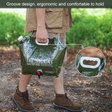 7.5L Folding Water Storage Bag – Large Capacity Portable Water Container with Valve for Camping, Hiking