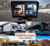 Truck Monitoring System HD Camera System Panoramic Blind Spot Monitoring and Early Warning Reversing Image Bus Driving Recorder Dash Camera for Truck Bus RV Trailer Car
