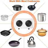 Double Hot Plate Electric Cooker Portable Table Top Hob 2000W