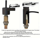 10pcs Oxygen Sensor Socket Set – Universal O2 Sensor Wrench Removal Tool Kit – 3/8" & 1/2" Drive – 7/8", 22mm, 27mm, 28mm, 29mm Hex Head – Compatible with O2 Sensor