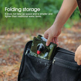 7.5L Folding Water Storage Bag – Large Capacity Portable Water Container with Valve for Camping, Hiking