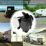 13 Pin to 7 Pin Trailer Tow Bar Adapter – Heavy Duty Electrical Connector Plug