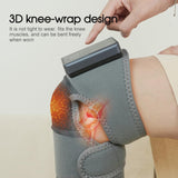 Electric Heating Knee Pad - USB-Powered, 3-Level Adjustable Temperature, Single Pack - Ideal for Knee, Shoulder & Elbow Massage, Pain Relief & Muscle Relaxation