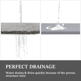 Bath Mat Shower Rug Non Slip Kids Baby Anti Mold Rectangular Quick Dry for Bathroom Bathtub Mat PVC Loofah