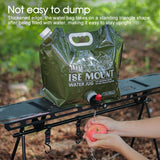 7.5L Folding Water Storage Bag – Large Capacity Portable Water Container with Valve for Camping, Hiking