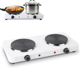 Double Hot Plate Electric Cooker Portable Table Top Hob 2000W