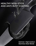 4-Piece Knife Set Kitchen Knife Set with Solid Wood Knife Base Storage Kitchen Combination Complete Block Sets