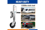 6 Inch Jockey Wheel Swing Up 1200LB Swivel Bracket for Trailer Caravan