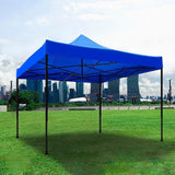 3x3m Outdoor Retractable Sunshade Awning - 2m Height Oxford Cloth Tent for Night Market Stalls