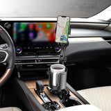 Car Cell Phone Drink Holder Car Phone Mount 2 in 1