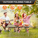 Aluminum Alloy Camping Table Extended Version 95CM Outdoor Lift Folding Table Portable Rollable Foldable Portable Picnic Tables Outdoor Egg Roll Tactical Table Barbecue Table