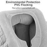 Inflatable Air Cushion Travel Pillow for Airplane Office Nap Rest Neck Head Chin