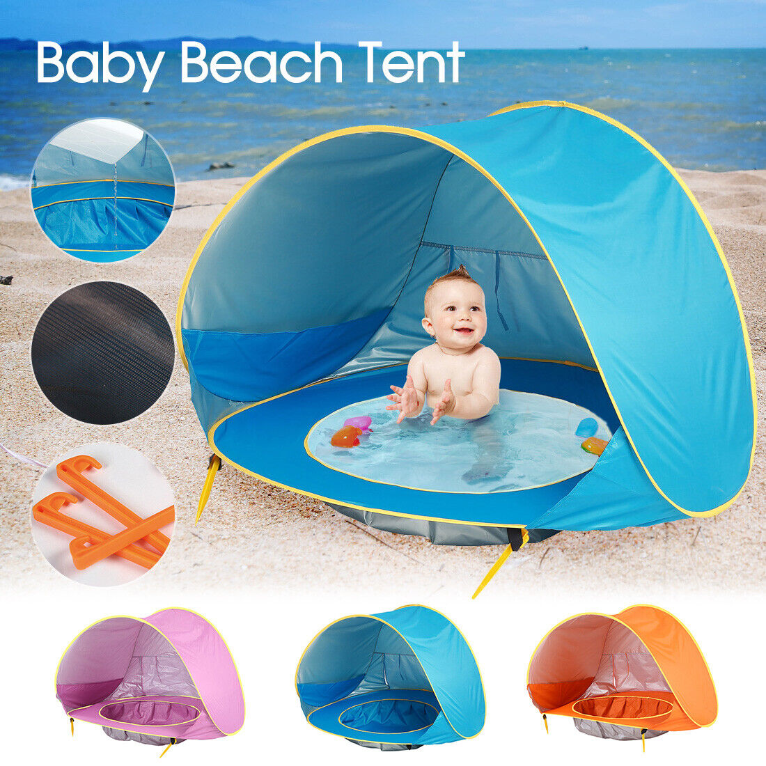 Foldable beach tent hotsell