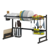 Dish Drying Rack Holder Drain caddy Kitchen Drainer Storage Over Sink Organiser