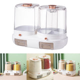 Rotating Rice Dispenser Storage Container for Barley Mung Beans